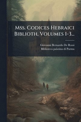 bokomslag Mss. Codices Hebraici Biblioth, Volumes 1-3...