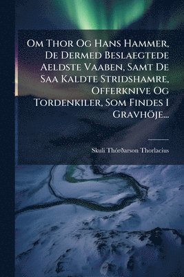 bokomslag Om Thor Og Hans Hammer, De Dermed Beslaegtede Aeldste Vaaben, Samt De Saa Kaldte Stridshamre, Offerknive Og Tordenkiler, Som Findes I Gravhöje...