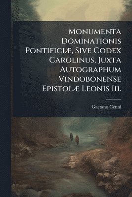 bokomslag Monumenta Dominationis PontificiÃ], Sive Codex Carolinus, Juxta Autographum Vindobonense EpistolÃ] Leonis Iii.