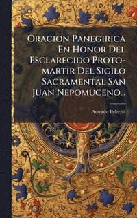 bokomslag Oracion Panegirica En Honor Del Esclarecido Proto-martir Del Sigilo Sacramental San Juan Nepomuceno...