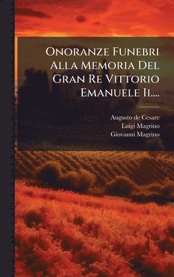 bokomslag Onoranze Funebri Alla Memoria Del Gran Re Vittorio Emanuele Ii....