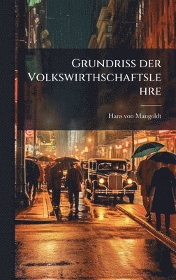 bokomslag Grundriss der Volkswirthschaftslehre
