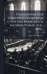 bokomslag Commentar Zur StrafproceÃ¿ordnung FÃ1/4r Das Königreich Sachsen Vom 11. Aug. 1855...