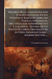 bokomslag Historia De La AdministraciÃ3n PÃ°blica De España En Sus Diferentes Ramos De Derecho PÃ°blico, Diplomacia, OrganizaciÃ3n Administrativa Y Hacienda... Seguida De Un Ã¿ndice De Libros Originales De A...