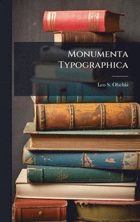 bokomslag Monumenta Typographica