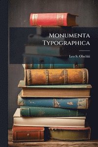 bokomslag Monumenta Typographica