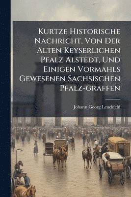 bokomslag Kurtze Historische Nachricht, Von Der Alten Keyserlichen Pfalz Alstedt, Und Einigen Vormahls Gewesenen Sachsischen Pfalz-graffen