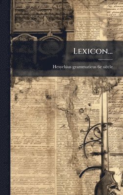 bokomslag Lexicon...