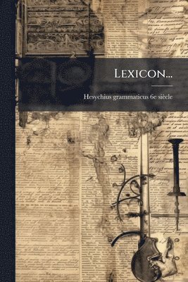 bokomslag Lexicon...