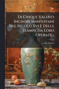 bokomslag Di Cinque Valenti Incisori Mantovani Del Secolo Xvi E Delle Stampe Da Loro Operate...