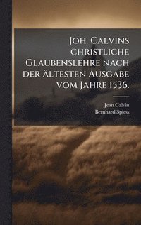 bokomslag Joh. Calvins christliche Glaubenslehre nach der ältesten Ausgabe vom Jahre 1536.