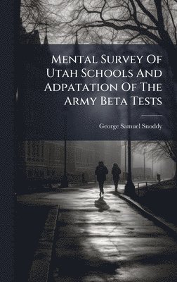 bokomslag Mental Survey Of Utah Schools And Adpatation Of The Army Beta Tests