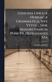 bokomslag Genuina LinguÃ] HebraicÃ] Grammatica, Sive Vetus ... Sine Masoretharum Punctis Hebraisandi Via