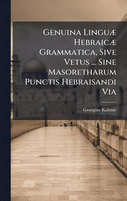 bokomslag Genuina LinguÃ] HebraicÃ] Grammatica, Sive Vetus ... Sine Masoretharum Punctis Hebraisandi Via
