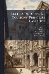 bokomslag Lettres De Louise De Colligny, Princesse D'orange