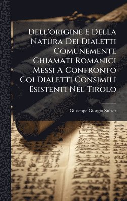 bokomslag Dell'origine E Della Natura Dei Dialetti Comunemente Chiamati Romanici Messi A Confronto Coi Dialetti Consimili Esistenti Nel Tirolo