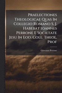 bokomslag Praelectiones Theologicae Quas In Collegio Romano S. J. Habebat Joannes Perrone E Societate Jesu In Eod. Coll. Theol. Prof