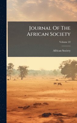 bokomslag Journal Of The African Society