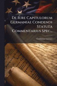 bokomslag De Iure Capitulorum Germaniae Condendi Statuta Commentarius Spec...