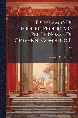 bokomslag Epitalamio Di Teodoro Prodromo Per Le Nozze Di Giovanni Comneno E ...
