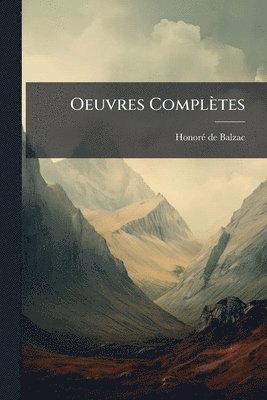 bokomslag Oeuvres Complètes