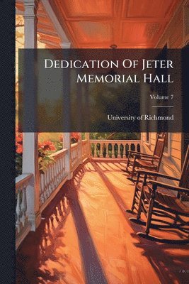 Dedication Of Jeter Memorial Hall