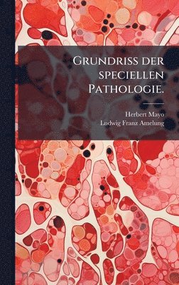 Grundriss der speciellen Pathologie.