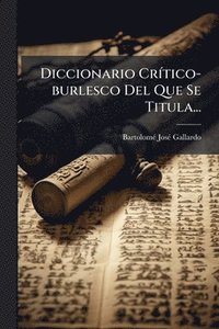 bokomslag Diccionario CrÃ-tico-burlesco Del Que Se Titula...