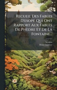 bokomslag Recueil Des Fables D'esope Qui Ont Rapport Aux Fables De Phèdre Et De La Fontaine...
