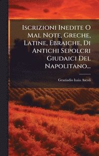 bokomslag Iscrizioni Inedite O Mal Note, Greche, Latine, Ebraiche, Di Antichi Sepolcri Giudaici Del Napolitano...