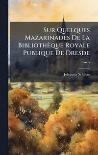 bokomslag Sur Quelques Mazarinades De La BibliothÃ¤que Royale Publique De Dresde ......