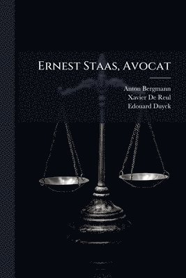 bokomslag Ernest Staas, Avocat
