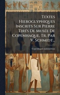 bokomslag Textes Hieroglyphiques Inscrits Sur Pierre TirÃ(c)s De MusÃ(c)e De Copenhaque, Tr. Par V. Schmidt...