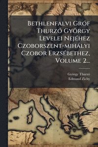 bokomslag Bethlenfalvi GrÃ3f ThurzÃ3 György Levelei NejÃ(c)hez Czoborszent-mihàlyi Czobor ErzsÃ(c)bethez, Volume 2...