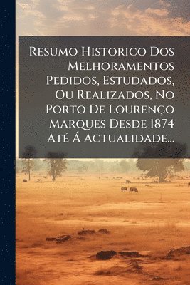 bokomslag Resumo Historico Dos Melhoramentos Pedidos, Estudados, Ou Realizados, No Porto De Lourenço Marques Desde 1874 AtÃ(c) Ã Actualidade...