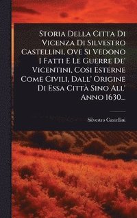 bokomslag Storia Della Citta Di Vicenza Di Silvestro Castellini, Ove Si Vedono I Fatti E Le Guerre De' Vicentini, Cosi Esterne Come Civili, Dall' Origine Di Essa CittÃ Sino All' Anno 1630...