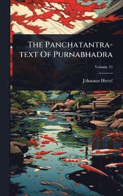 bokomslag Panchatantra-text Of Purnabhadra