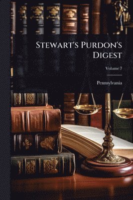 bokomslag Stewart's Purdon's Digest