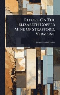 bokomslag Report On The Elizabeth Copper Mine Of Strafford, Vermont
