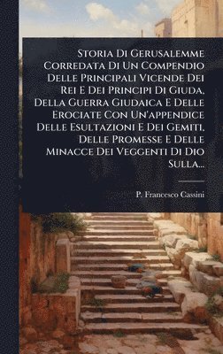 bokomslag Storia Di Gerusalemme Corredata Di Un Compendio Delle Principali Vicende Dei Rei E Dei Principi Di Giuda, Della Guerra Giudaica E Delle Erociate Con U