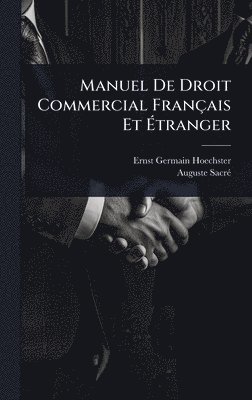 bokomslag Manuel De Droit Commercial Français Et Ã¿tranger
