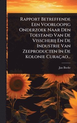 bokomslag Rapport Betreffende Een Voorloopig Onderzoek Naar Den Toestand Van De Visscherij En De Industrie Van Zeeproducten In De Kolonie Curaçao...