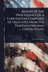 bokomslag Report Of The Proceedings Of A Convention Composed Of Delegates From The Thirteen Original United States