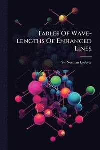 bokomslag Tables Of Wave-lengths Of Enhanced Lines