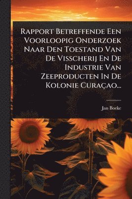 bokomslag Rapport Betreffende Een Voorloopig Onderzoek Naar Den Toestand Van De Visscherij En De Industrie Van Zeeproducten In De Kolonie Curaçao...