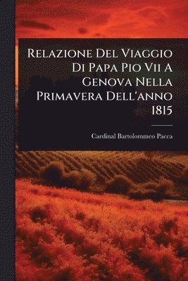 bokomslag Relazione Del Viaggio Di Papa Pio Vii A Genova Nella Primavera Dell'anno 1815
