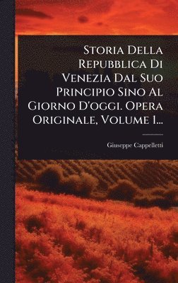 bokomslag Storia Della Repubblica Di Venezia Dal Suo Principio Sino Al Giorno D'oggi. Opera Originale, Volume 1...