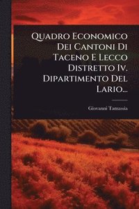 bokomslag Quadro Economico Dei Cantoni Di Taceno E Lecco Distretto Iv. Dipartimento Del Lario...