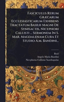 bokomslag Fasciculus Rerum GrÃ]carum Ecclesiasticarum Exhibens Tractatum Basilii Magni De Synisactis, Nicephori Callisti ... Sermonem In S. Mar. Magdalenam Cura
