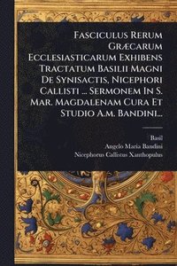 bokomslag Fasciculus Rerum GrÃ]carum Ecclesiasticarum Exhibens Tractatum Basilii Magni De Synisactis, Nicephori Callisti ... Sermonem In S. Mar. Magdalenam Cura